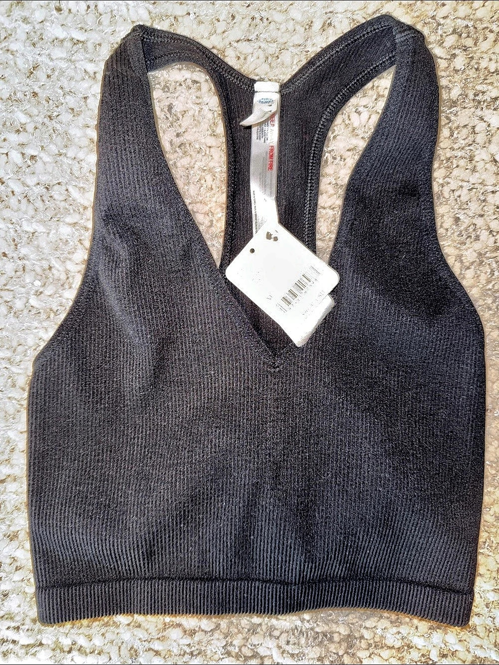 Free People fp movement Good Karma Ribbed Tank Size Medium NWT